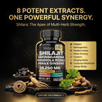 8-in-1 Shilajit Ashwagandha Supplement